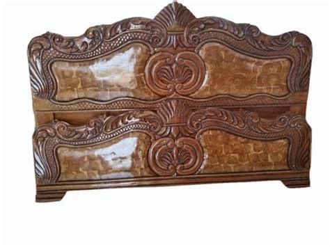 Brown Teak Wood Bed Headboard Bed Size Double At Rs 55000 In Sonitpur