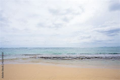 Tropical Paradise Beach Oahu Hawaii Stock Photo | Adobe Stock