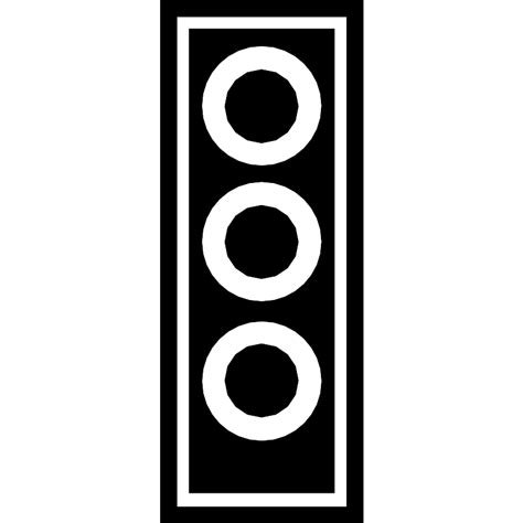 Traffic Light Silhouette Variant Vector SVG Icon - SVG Repo