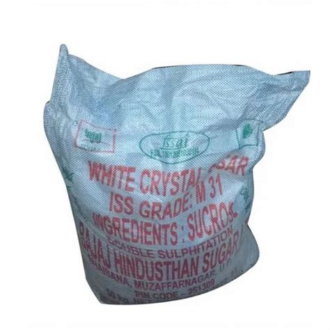 Natural Bajaj Hindustan White Crystal Sugar Packaging Size Kg At