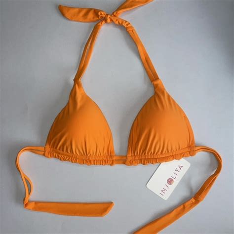 BIKINI SOLID NARANJA ALA DELTA Bikinis y Ropas de Baño