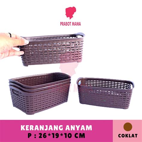 Jual Keranjang Anyam Penyimpanan Serbaguna Slp Storage Box Tempat