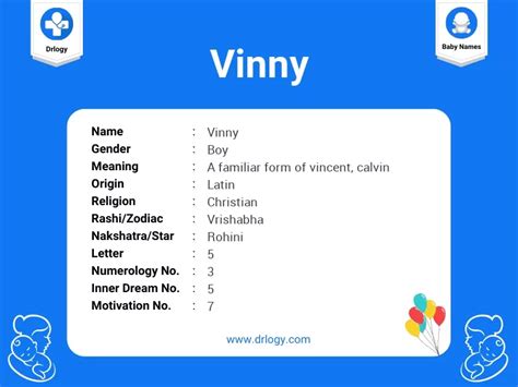 Vinny Name Meaning Origin Numerology Popularity Drlogy