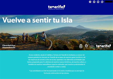 El Cabildo Ofrece Rutas Gratuitas A Residentes En Tenerife Guiadas Por