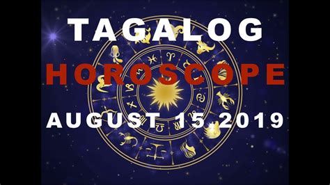 Kapalaran Tagalog Horoscope August Balitapilipinas Youtube