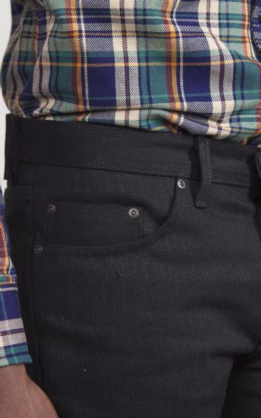 Naked Famous Denim Weird Guy Shinigami Selvedge Black Oz Cultizm