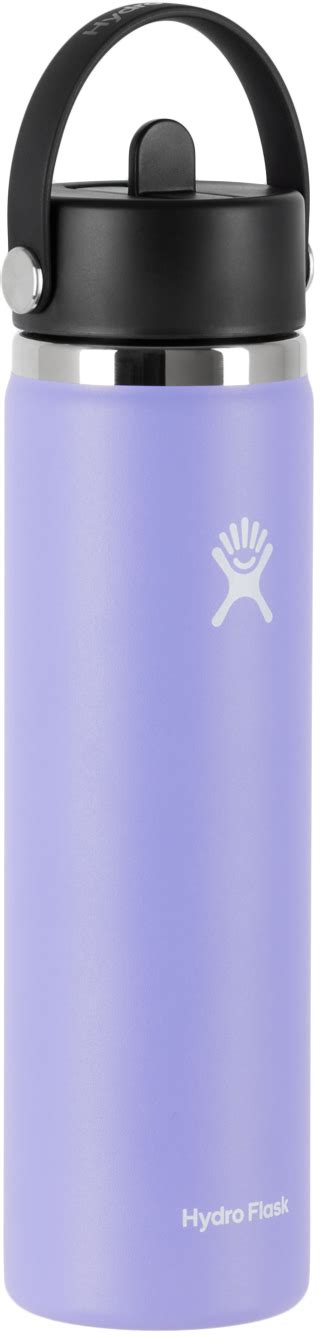 Hydro Flask Purple Wide Mouth Flex Straw Cap Bottle Oz Hydro Flask