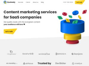 Top Saas Content Marketing Agencies In