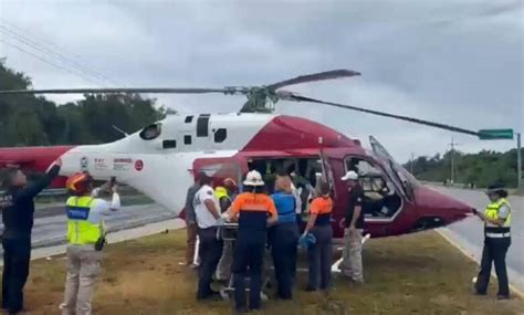 Grave Accidente Carretero En El Tramo Tulum Puerto Aventuras El