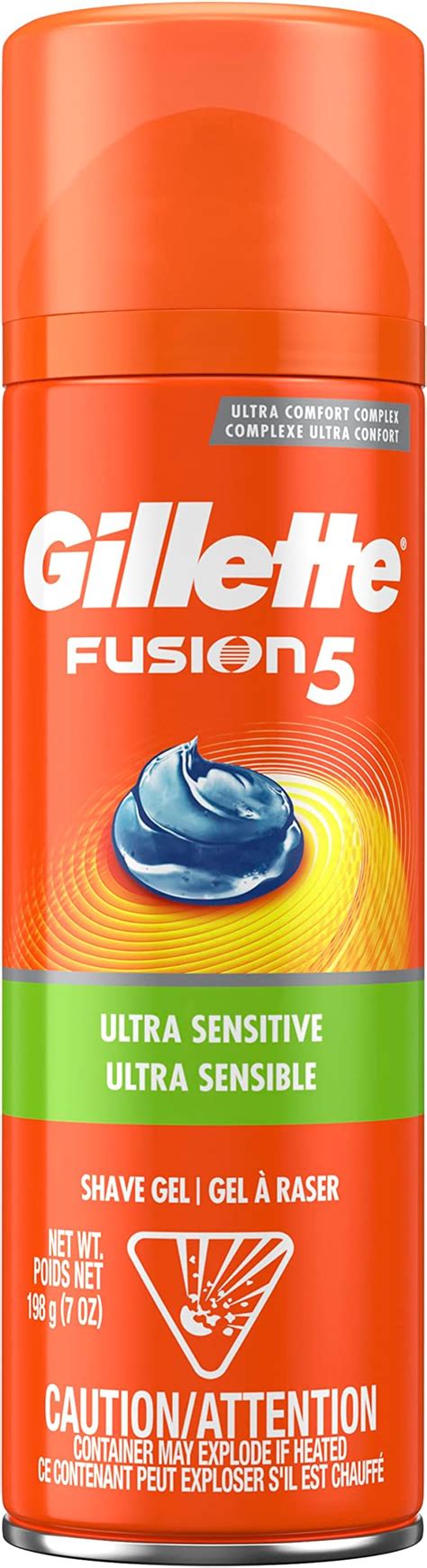 Amazon Gillette Fusion Ultra Sensitive Shave Gel Ounce