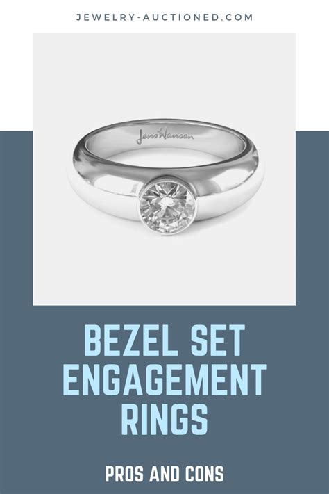 Bezel Engagement Ring Setting - Pros and Cons