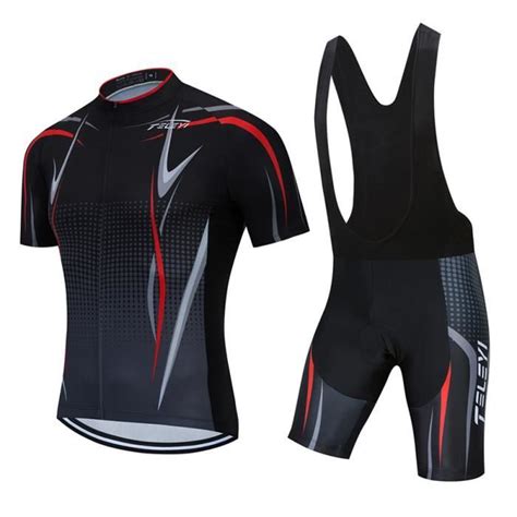 Ensemble Cyclisme Homme Tenue de Vélo Equipe Pro Jersey de Velo