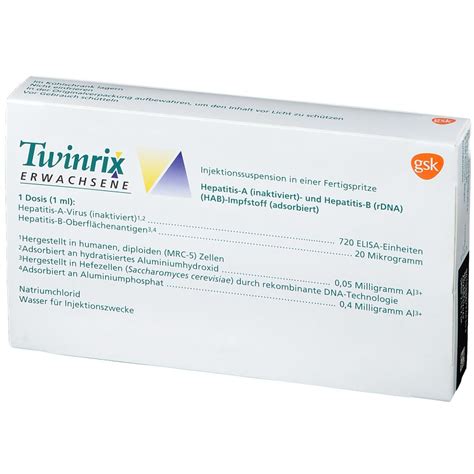 Twinrix Erwachsene X St Mit Dem E Rezept Kaufen Shop Apotheke