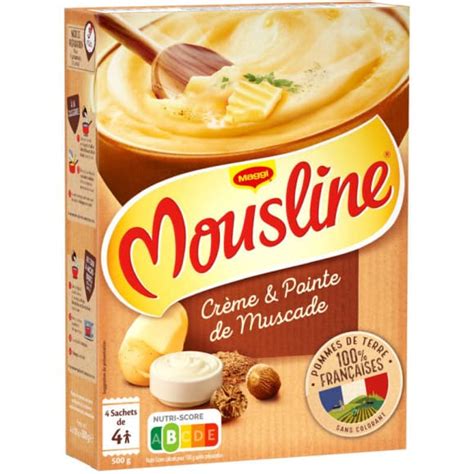 Mousline Pur E Mousline Creme Et Noix De Muscade Format Personnes