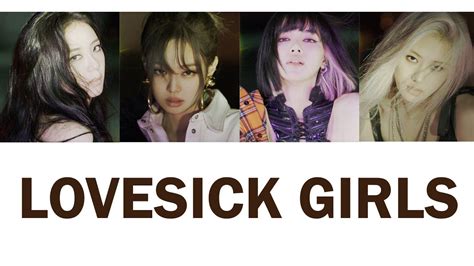 Thaisub Blackpink ‘lovesick Girls ซับไทย Color Code Lyrics Youtube