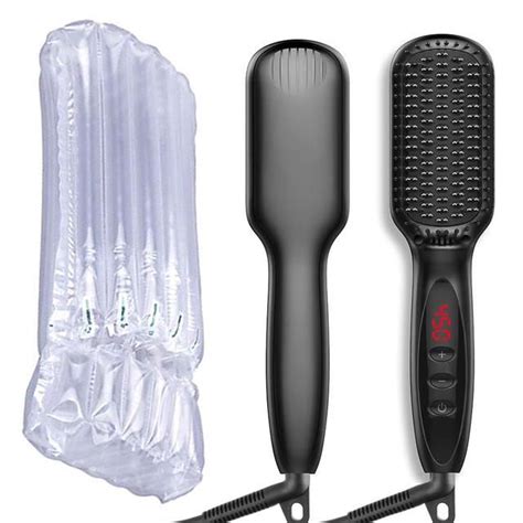 LISSEUR Black No Box EU Lisseur Électrique Pour Barbe Brosse