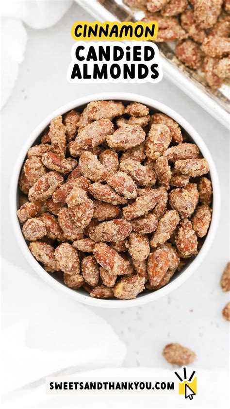 EASY Cinnamon Almonds (Candied Almonds Recipe)