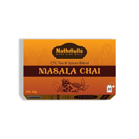 Masala Chai With Blend Spices Tea Bags Nathmulls Of Darjeeling