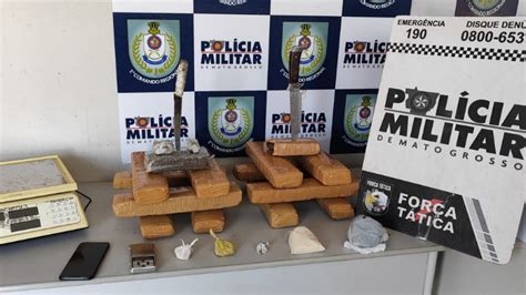 Traficante Preso Em Boca De Fumo De Cuiab Comparsa Foge Vgn