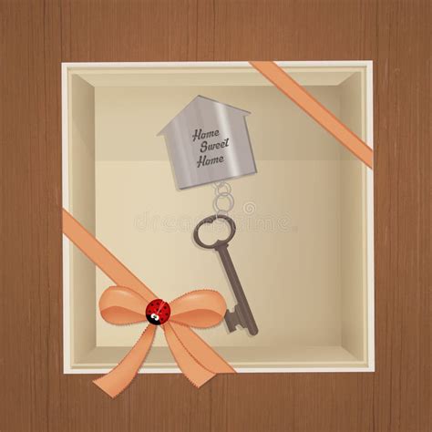 House Key In The T Box Stock Illustration Illustration Of Owner