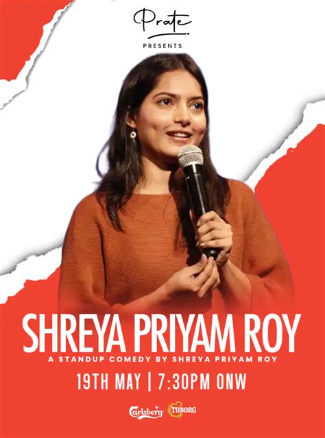 Standup Comedy By Shreya Priyam Roy Comedy And Trending Event Tickets