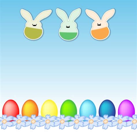 Funny Easter Eggs Happy Card Royalty Free Vector Image