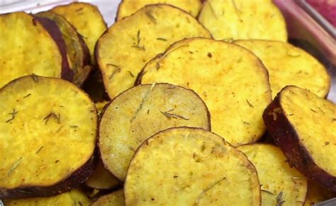 Receita De Batata Doce Simples Assada No Forno Mesa E Sabor