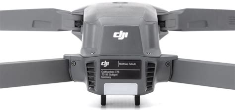 Drohnen Nummernschild DJI Kennzeichen für Fluggeräte Sir Apfelot