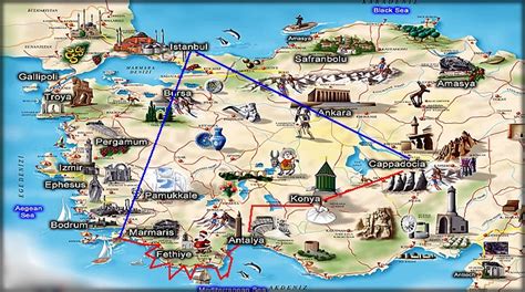 Cappadocia Map - Turkey Travel Guide