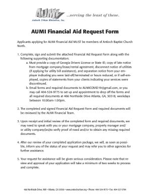 Fillable Online Financial Aid Application Form TemplateJotform Fax