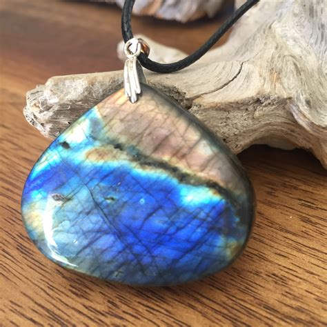 Pendentif Labradorite Lithoth Rapie Pierres Indigo