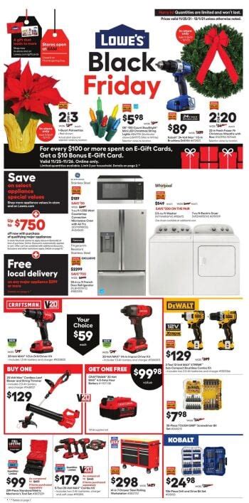 Lowe's Black Friday 2022 Ad, Deals & Sales | BlackFriday.com