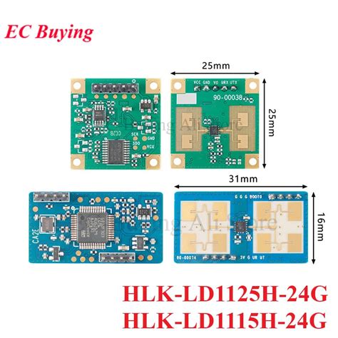 24g Microwave Radar Sensor Detection Motion Module Ttl Serial