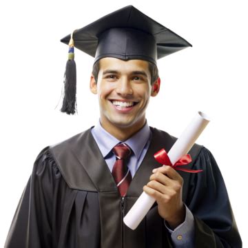 Graduado Orgulhoso Segurando Um Diploma Sorrindo Uma Sensa O De