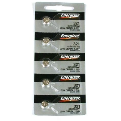 Energizer Sr Sw Watch Batteries V Silver Oxide Battery Cell