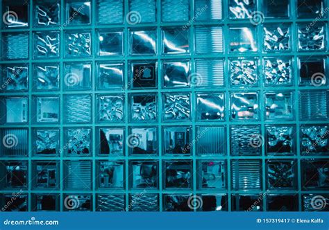 Abstract Background Of Blue Glass Squares Stock Image Image Of Pattern Decor 157319417