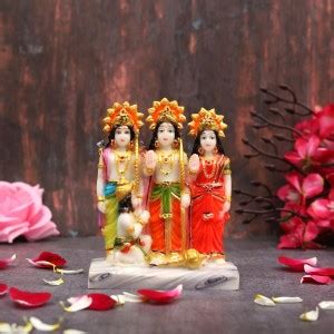 Rama Collections Ram Darbar With Sita Laxman Hanuman Murti Idol For