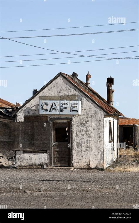 Buildings in town of Orla, Texas Stock Photo - Alamy