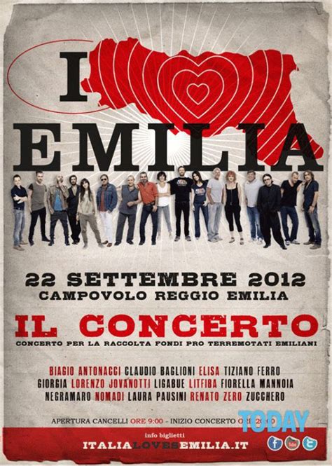 Concerto Per L Emilia A Campovolo Il 22 Settembre 2012