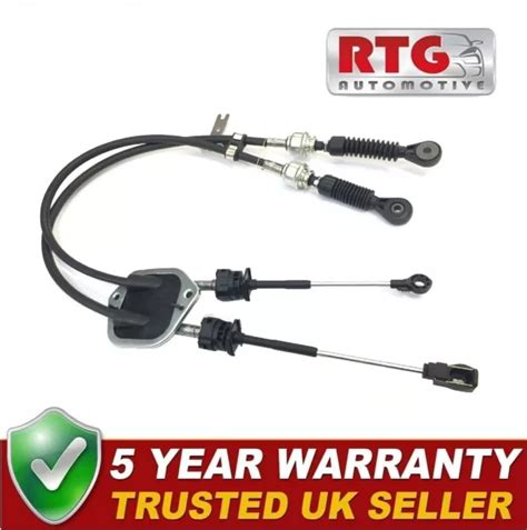 GEAR LINKAGE CABLES Set For Peugeot 107 Citroen C1 Toyota Aygo Petrol