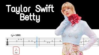 Taylor swift - Betty || Easy Guitar Tabs Chords - Chordify