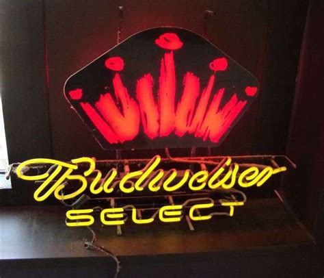 Budweiser Neon Sign Approx X Tall Bid Master Auctions