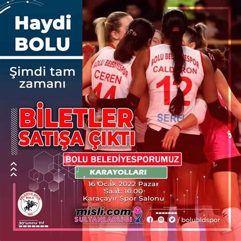 Karayolları maçının biletleri satışa çıktı Bolu Gündem