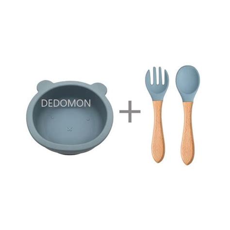 Assiette Plateau Repas YWEI 4506 Y21 pour Bébé en Silicone