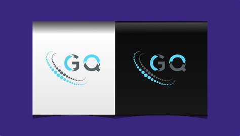 GQ letter logo creative design. GQ unique design. 15630110 Vector Art ...