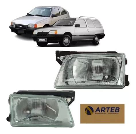 Par Farol Kadett Ipanema 1989 A 1998 Arteb Lente Em Vidro