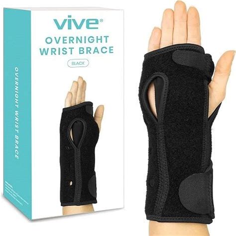 Vive Carpal Tunnel Wrist Brace Splint Left Or Right Standard Advanced Overnight