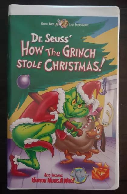 PREVIOUSLY VIEWED VHS MOVIE HOW THE GRINCH STOLE CHRISTMAS Dr Seuss