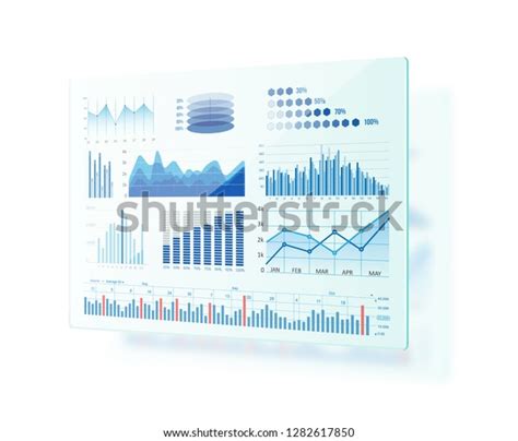 Futuristic Touch Screen Interface Stock Illustration 1282617850