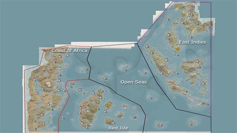 All Skull and Bones Map Points of Interest - Pro Game Guides